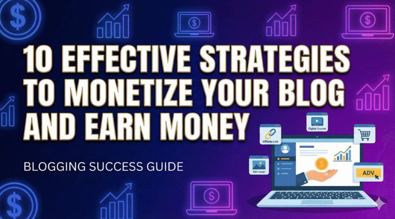 10 Effective Strategies to Monetize Your Blog